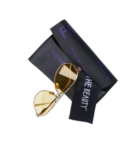 Facehide White Sunglasses "Sniper" for men