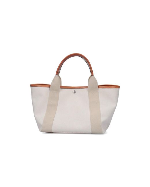 Balenciaga White Biarritz' Medium Tote Bag
