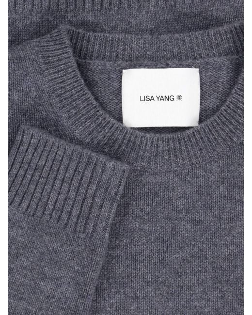 Lisa Yang Blue Cashmere Sweater "Mable"