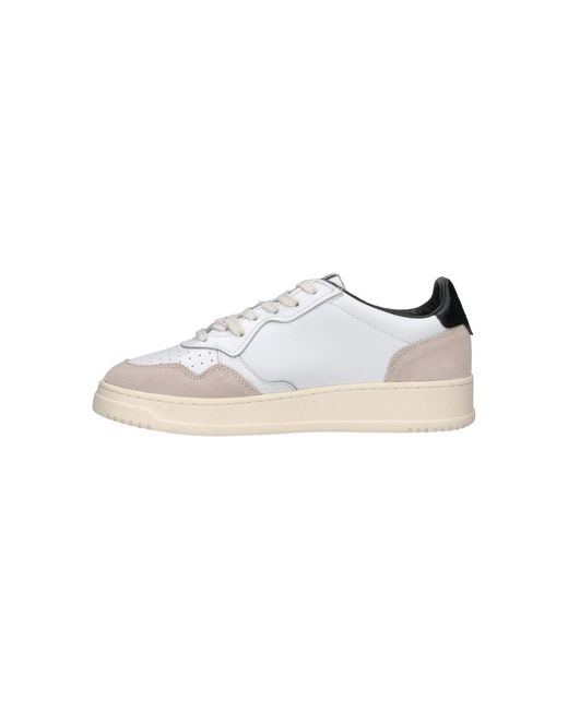 Autry White Leather & Suede Low-Top Sneakers For for men