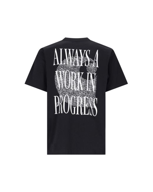 Carhartt Black 's/s Always A Wip' T-shirt