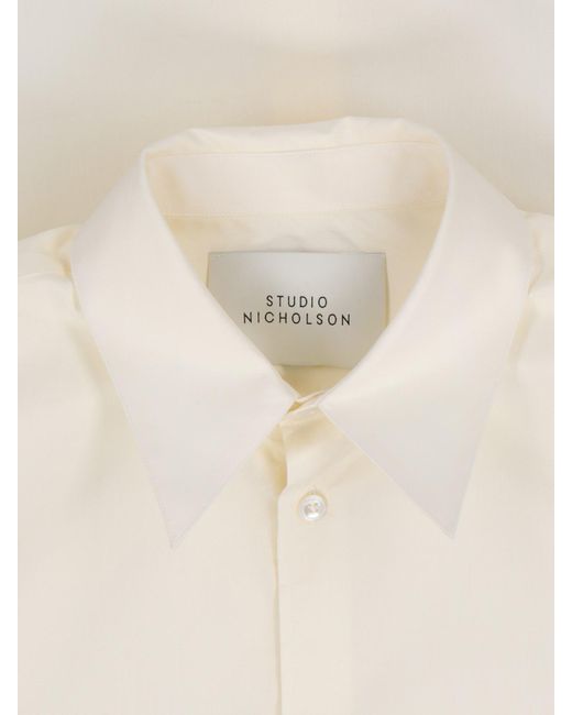 Studio Nicholson White Basic Shirt for men