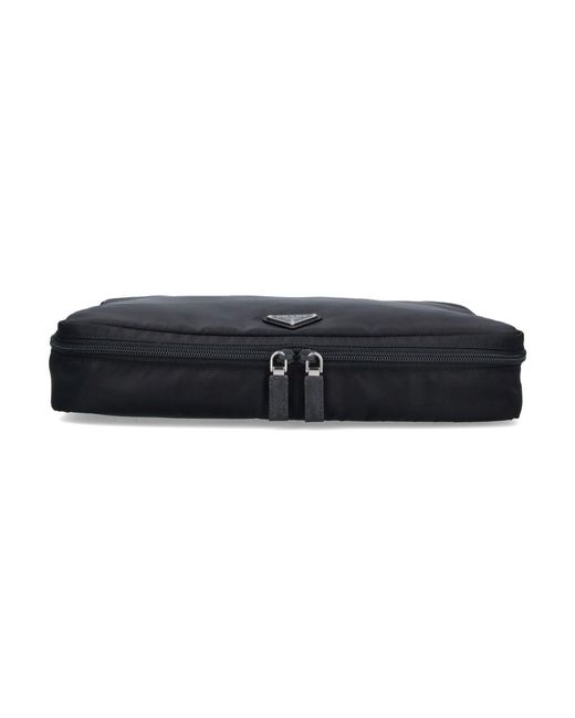 Prada Black Large Pouch for men