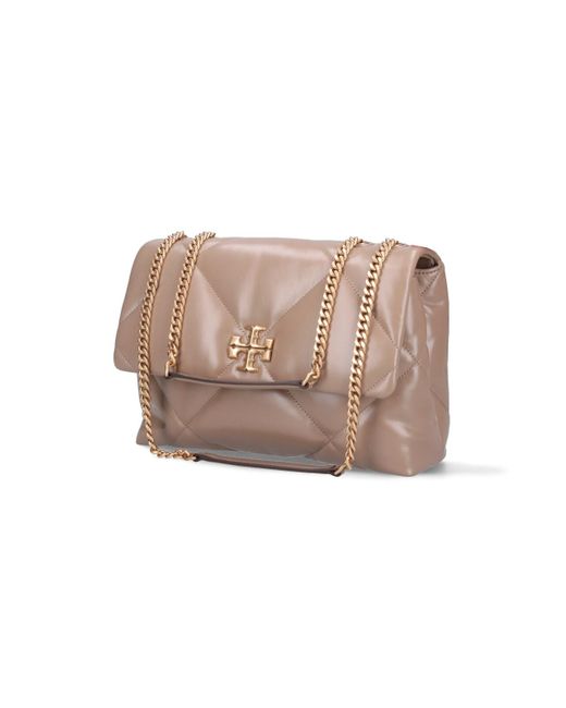 Borsa A Spalla Convertibile "Kira" di Tory Burch in Natural