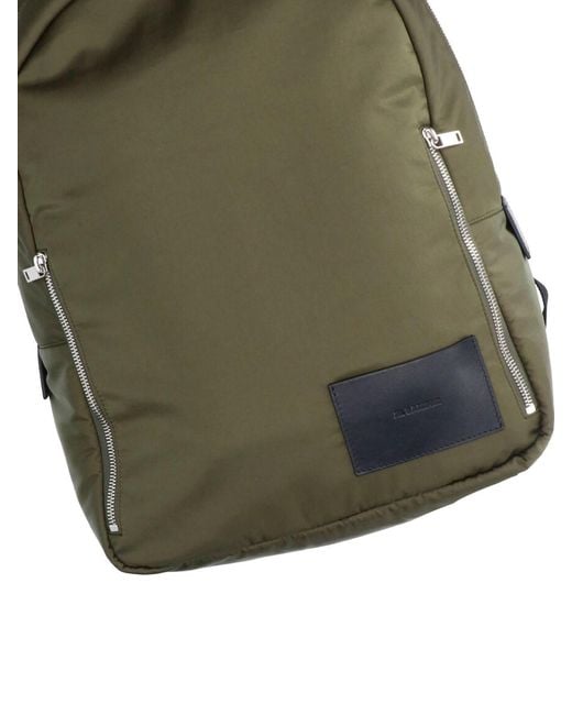 Jil Sander Green Backpack "Urban" for men