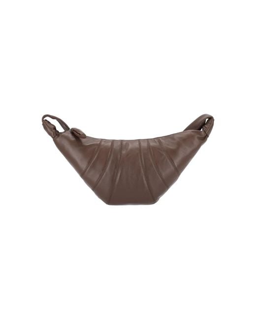 Lemaire Brown Small Bag "Croissant" for men