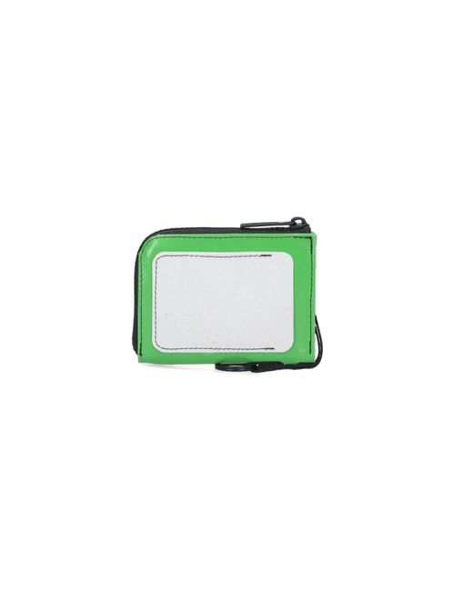 Freitag Green Medium Zipper Wallet "Parker"
