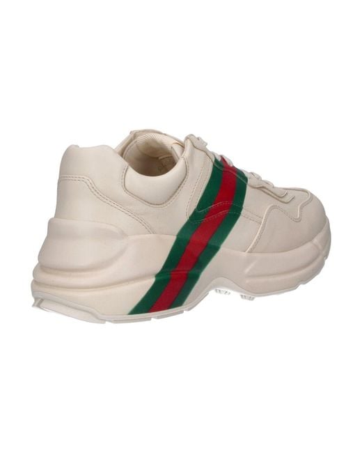 Gucci White Sneakers "Rhyton"