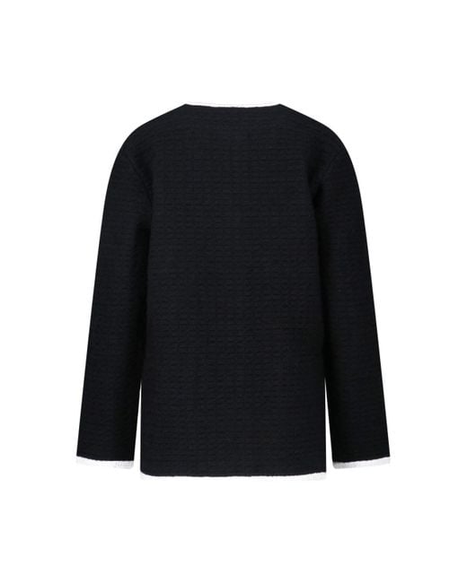 Cardigan In Lana di Gucci in Black