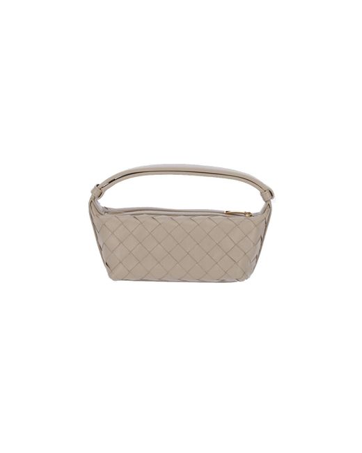 Borsa Mini "Wallace" di Bottega Veneta in Gray
