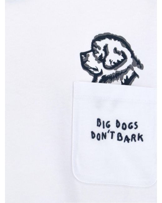 Fay White X Pietro Terzini "big Dogs Don't Bark" T-shirt