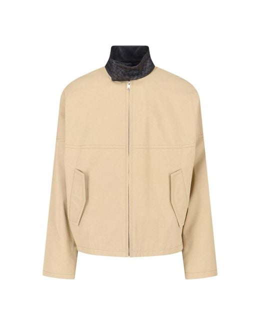 Bottega Veneta Natural Cotton Gabardine Jacket for men