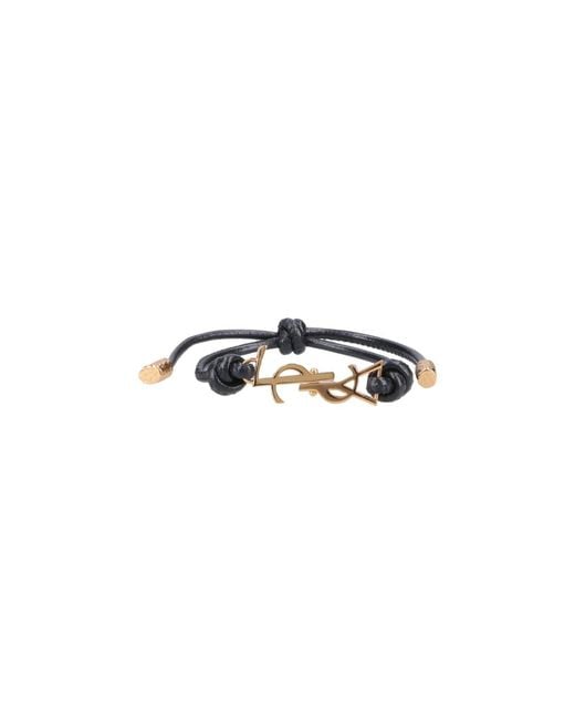 Saint Laurent White Bracelet “Cassandre”