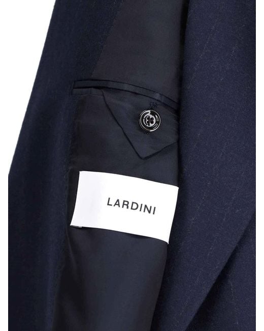 Lardini Blue Double-Breasted Suit for men
