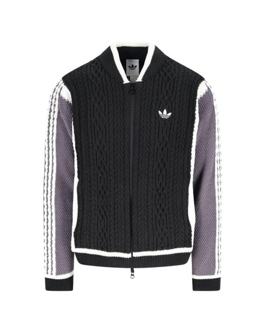 adidas Retro Remix Cardigan in Black for Men | Lyst