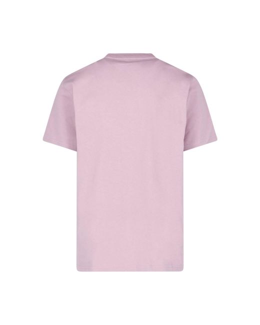 Carhartt Pink T-Shirt "Pocket" for men