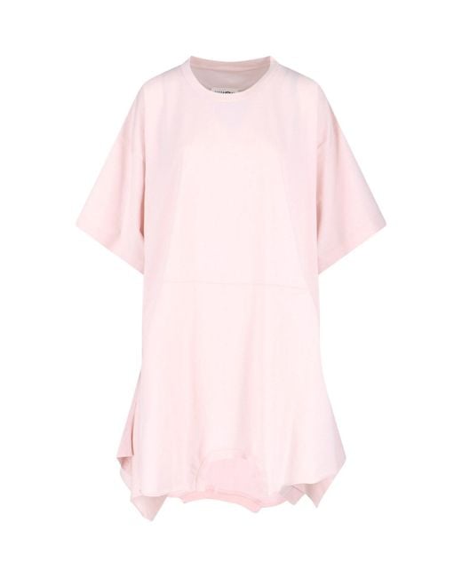 MM6 by Maison Margiela Pink Asymmetrical Dress