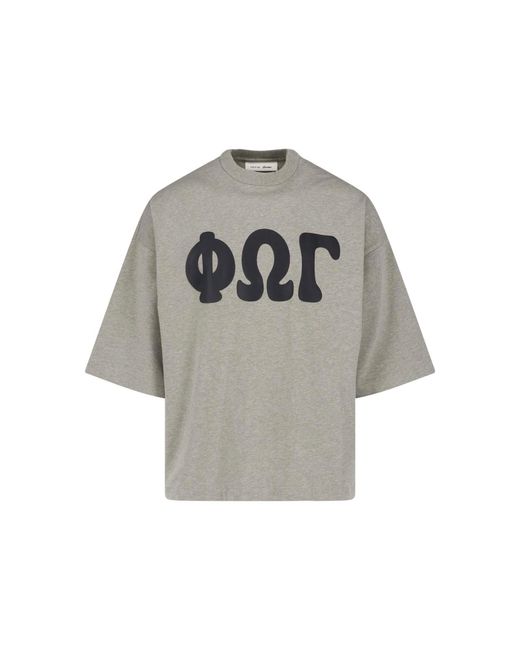 Fear Of God Gray T-Shirt "Merch" for men