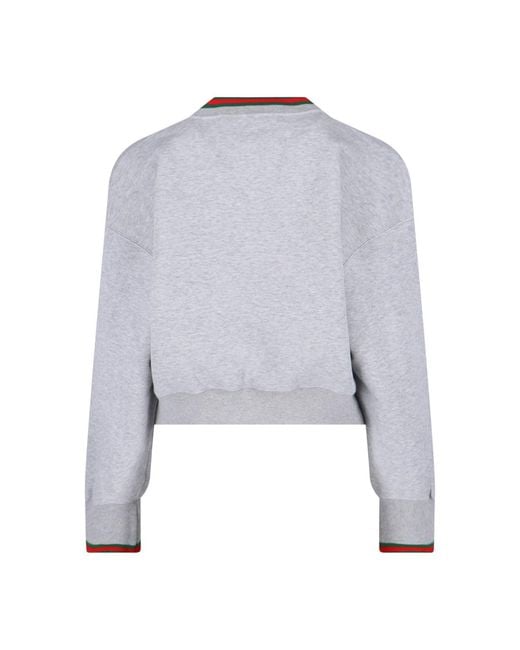 Gucci Blue Web Sweater