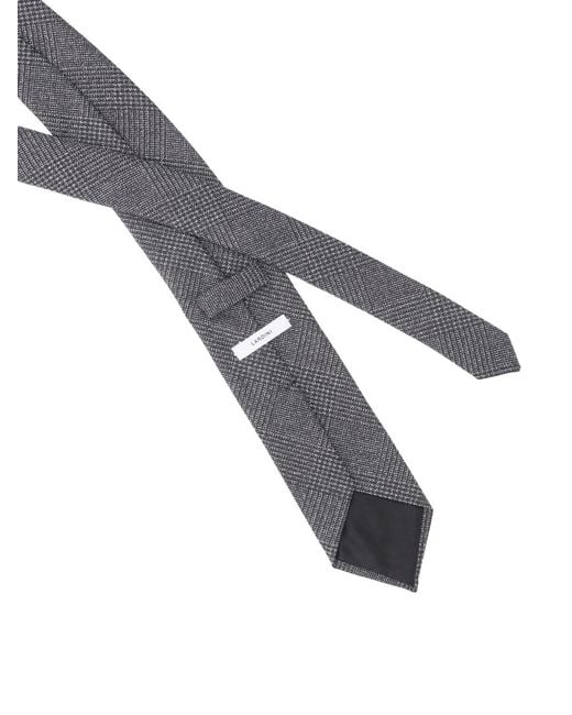 Lardini White Virgin Wool Tie for men