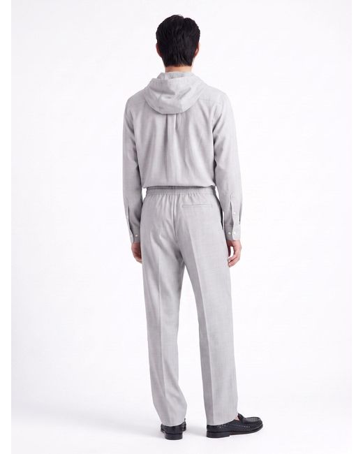 Bottega Veneta Gray Wool Canvas Shirt for men