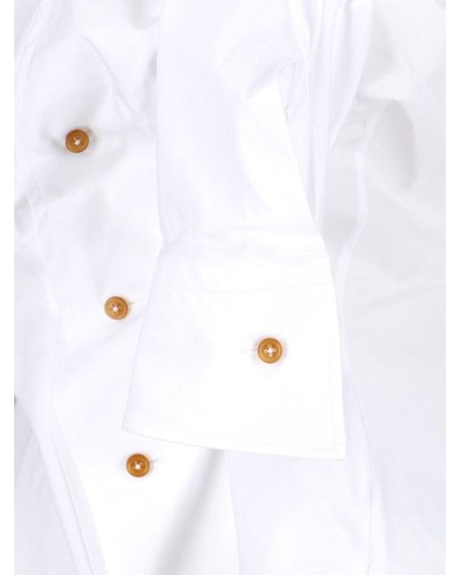 Vivienne Westwood White Drunken Shirt