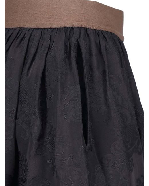 Uma Wang Blue Midi Skirt