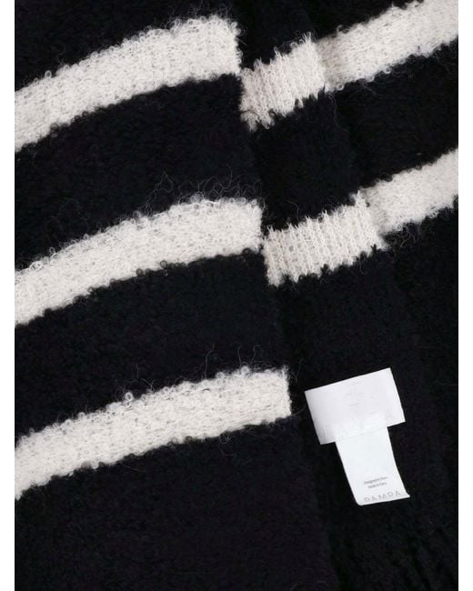 Pampa The Brand Blue Alpaca Wool Cape