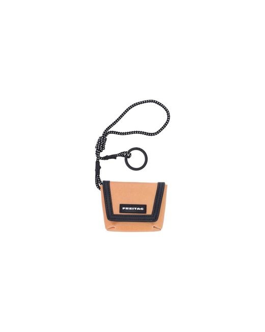 Freitag White Mini Keychain “Messenger”