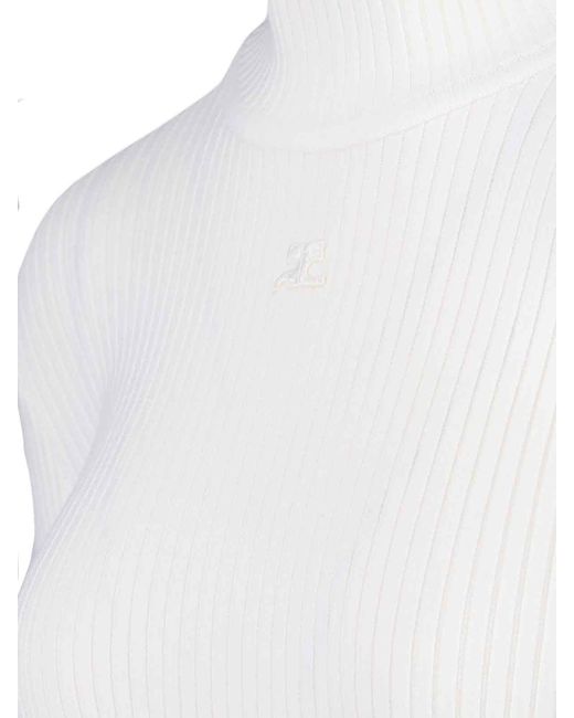 Dolcevita Logo di Courreges in White
