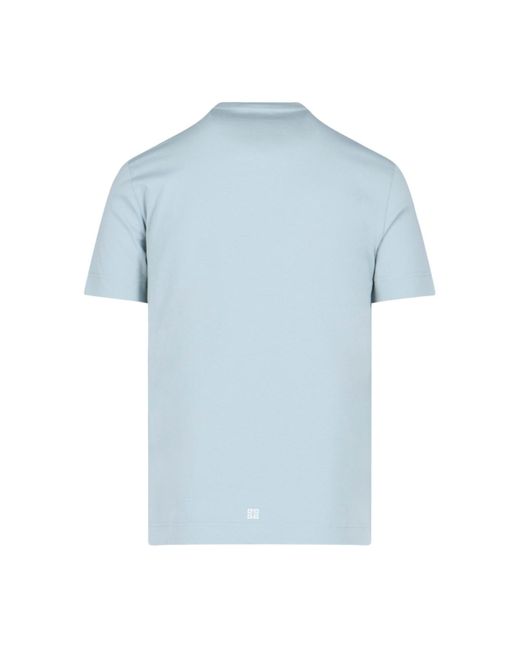 Givenchy Blue Logo T-shirt for men