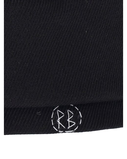 Ruslan Baginskiy Black Wool Blend Bucket Hat With Cotton Lining