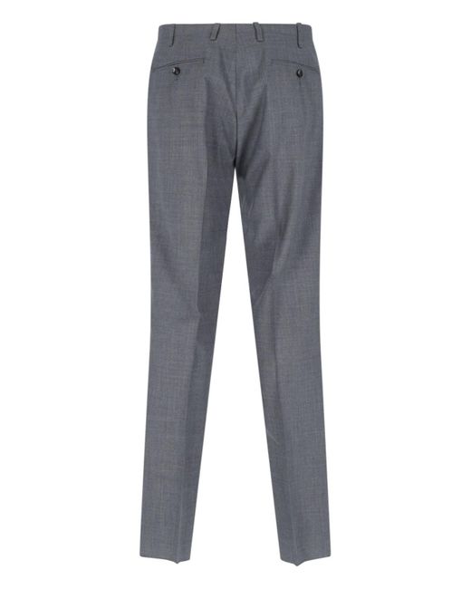 Kiton Gray Double-Breasted Suit for men