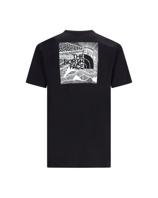 The North Face Black 'redbox Celebration' T-shirt for men