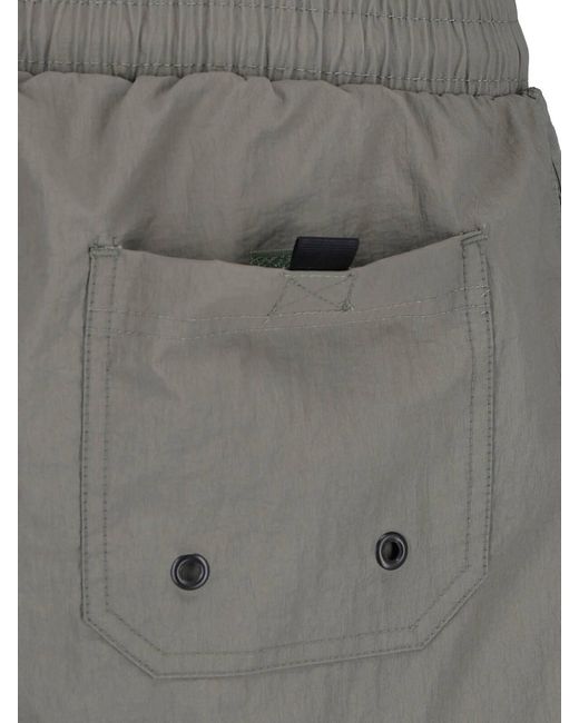 Aspesi Gray Logo Swimsuit for men