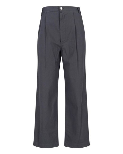 Low Classic Blue Tailored Trousers