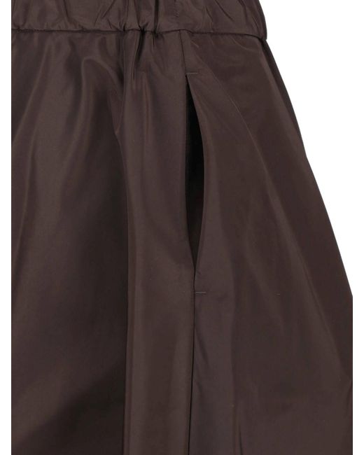 Aspesi Brown 100% Polyester Skirt For