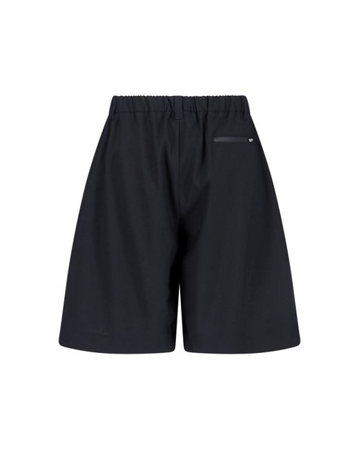 Laminar Blue Wool Blend Shorts for men
