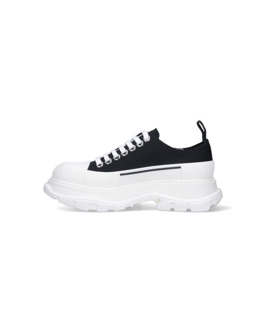 McQueen Black Sneakers Cotton
