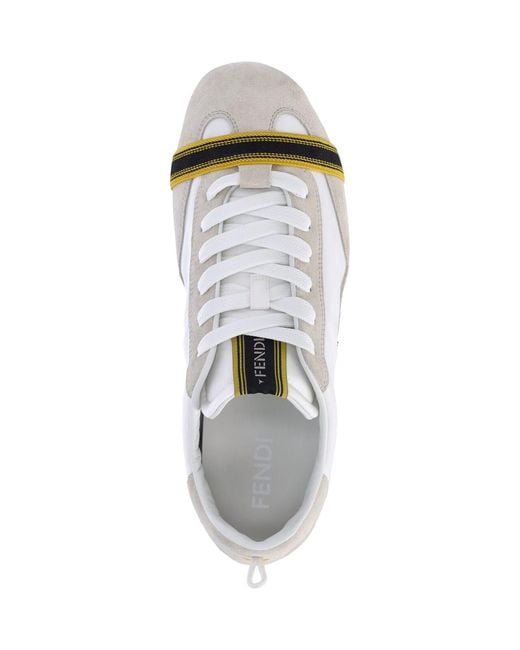 Fendi Natural Sneakers “Wrap” for men