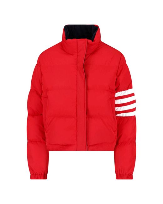Thom Browne Blue Reversible Cropped Jacket