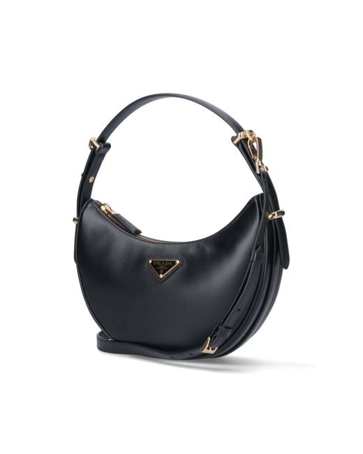 Borsa A Spalla "Arqué" di Prada in Blue