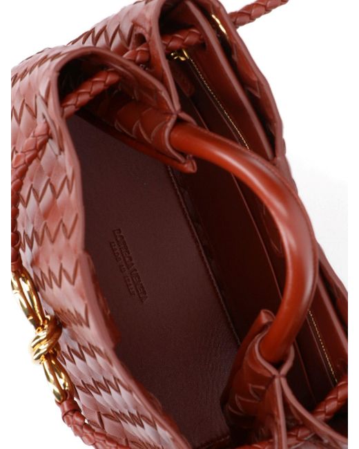 Bottega Veneta Red Small "Andiamo" Bag