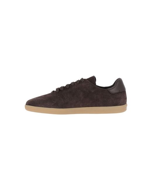 Zegna Brown Sneakers "232" for men