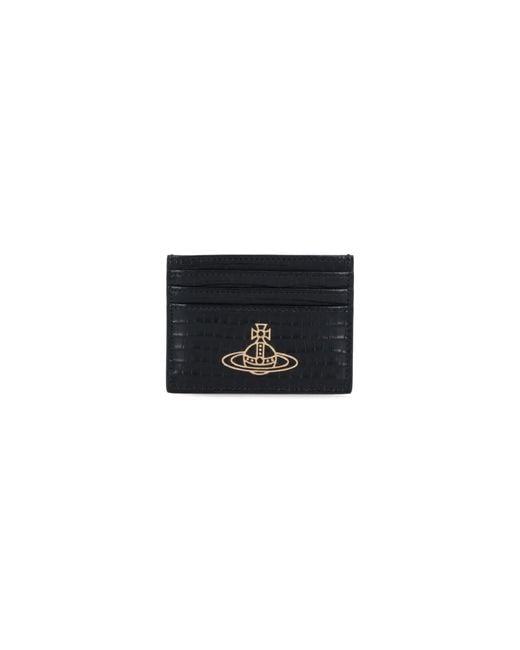Vivienne Westwood Black "Orb" Card Holder