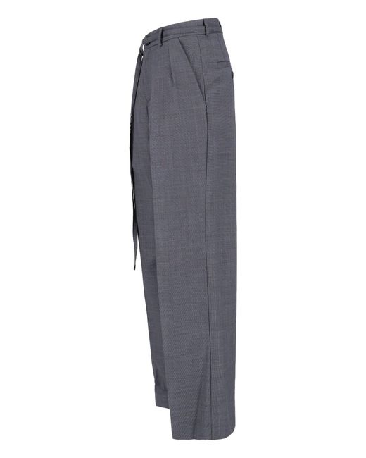 Eudon Choi Blue Tailored Pants