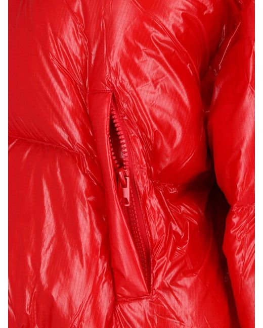 DIESEL Red Down Jacket “W-Warrior”