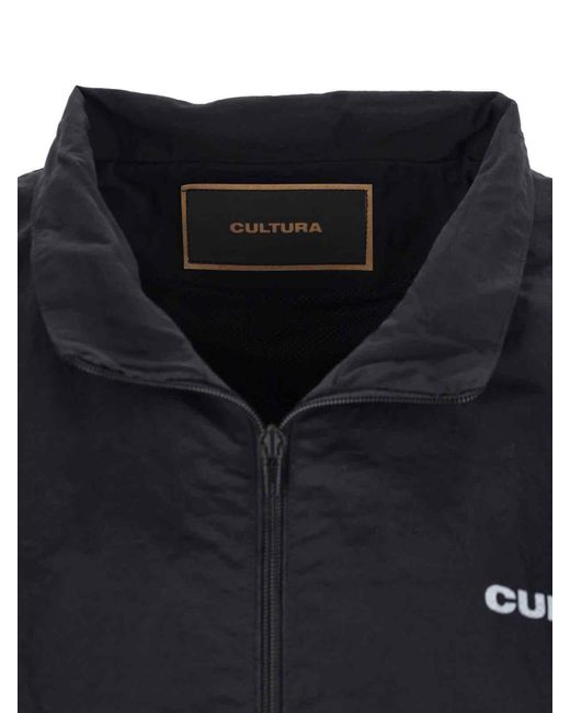 Cultura Blue Zip Bomber Jacket for men