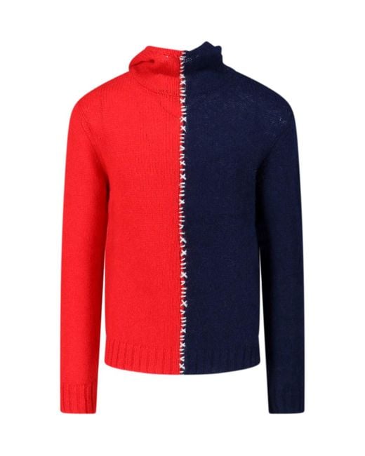 Charles Jeffrey Blue 'Roll Neck' Sweater for men