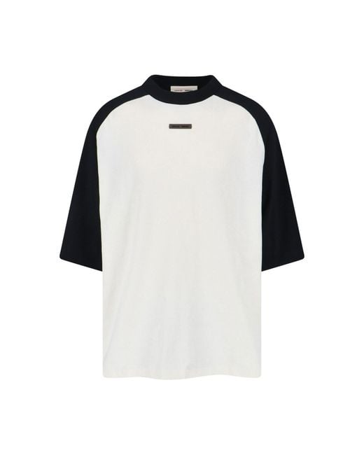 Fear Of God Black 'Baseball' T-Shirt for men
